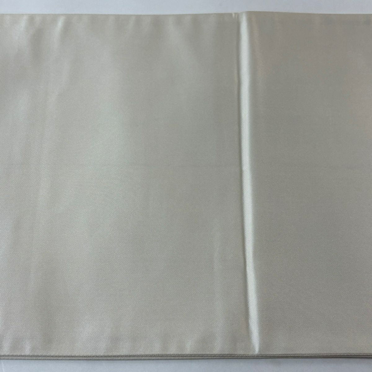 【美品】 袋帶 秀品級櫻花 金金箔 金絲 奶油色 六通 純蠶絲
