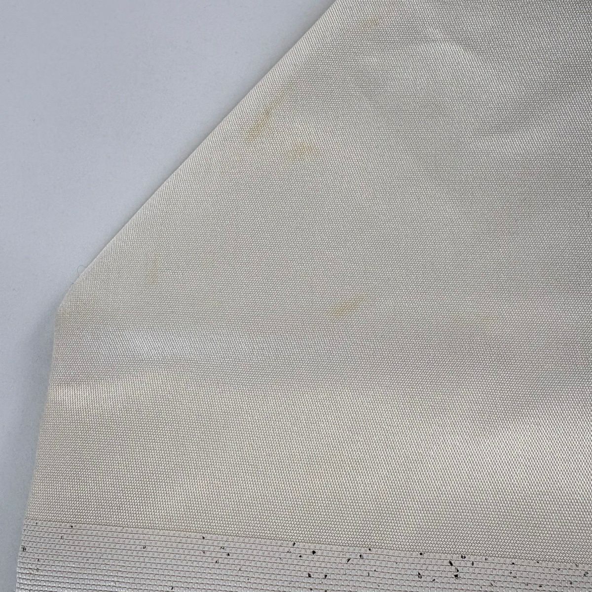 名古屋帶 秀品級 色紙 牡丹 螺鈿 金銀彩 奶油色 純蠶絲