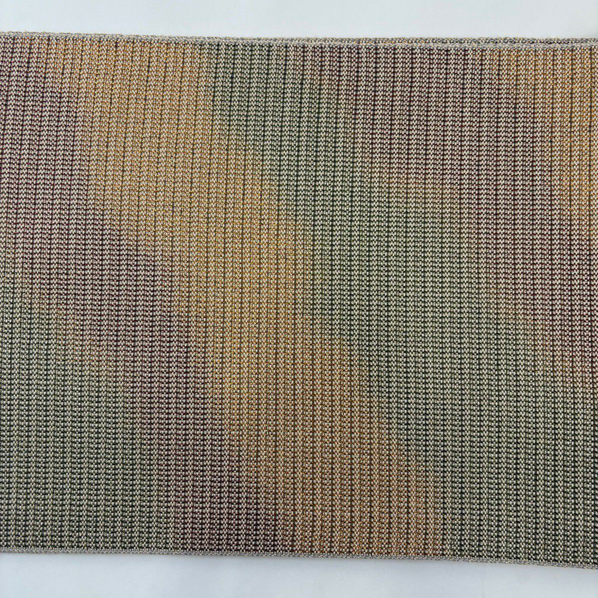 【美品】 袋帶 秀品級 山 樹木 金金箔 茶綠 素材 純蠶絲