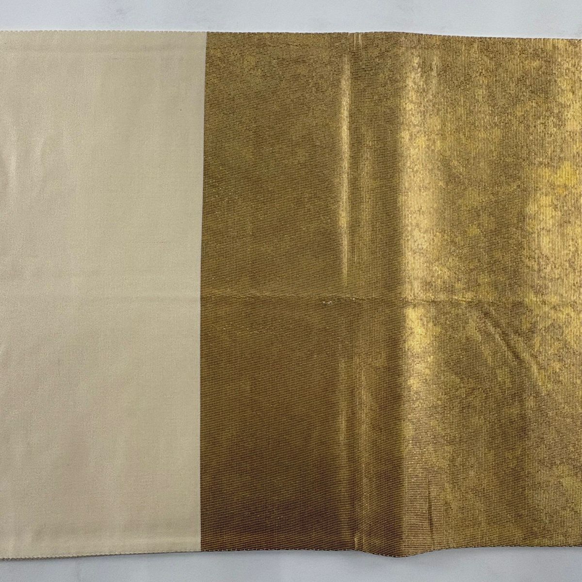 袋帶 秀品級 鼓 花鳥 金金箔 金銀彩 金色 大鼓圖案 純蠶絲