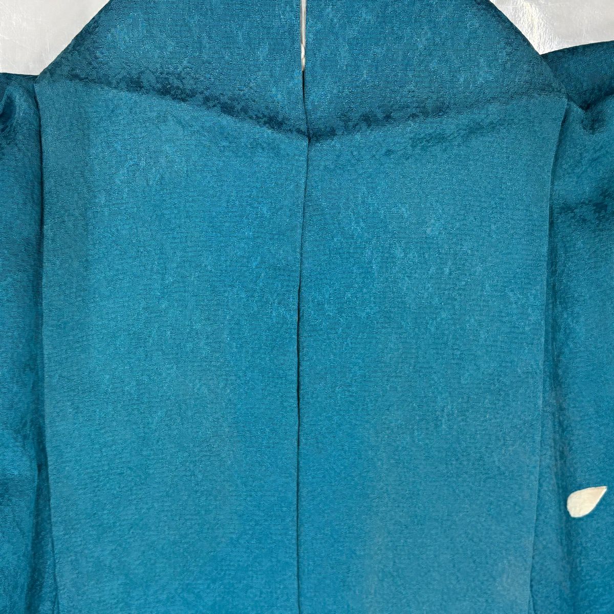 振袖禮服 身長158.5cm 袖長66cm M 雙層櫻花波金銀彩金金箔青綠純蠶絲秀品級