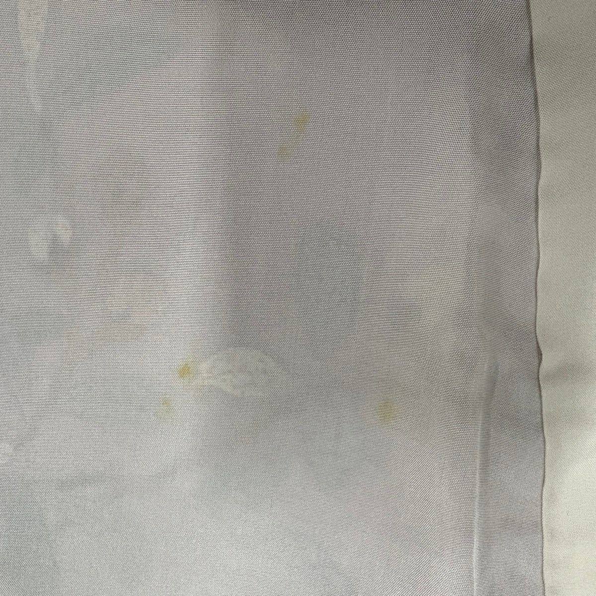 訪問服 身長160cm 袖長67.5cm L 雙層 枝花 鴛鴦 漸層 薄紫 純蠶絲 秀品級