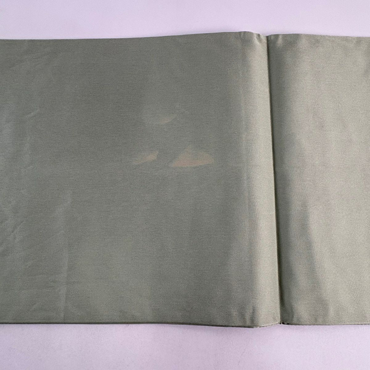【美品】 袋帶 秀品級 鳥 花唐草紋 金糸 金金箔 淺綠 六通 純蠶絲