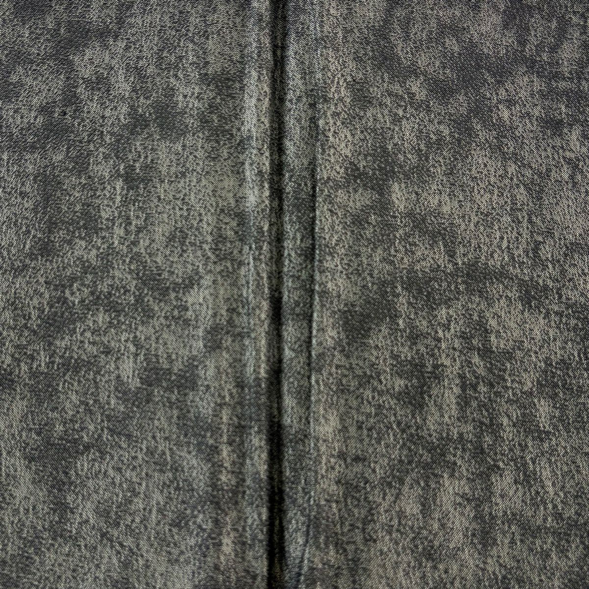 【美品】 袋帶 名品級 短冊 松樹梅花 金金箔 墨 六通 純蠶絲