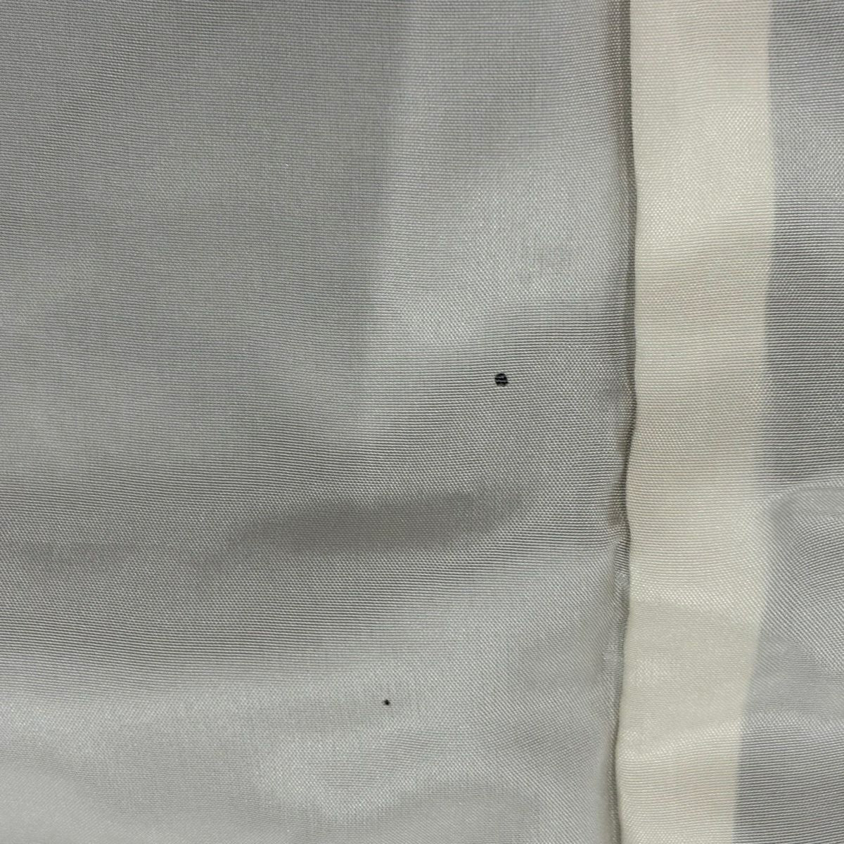付下 身長163cm 袖長68cm L 雙層 流水 草鳥 金彩裝飾 青灰 純蠶絲 秀品級