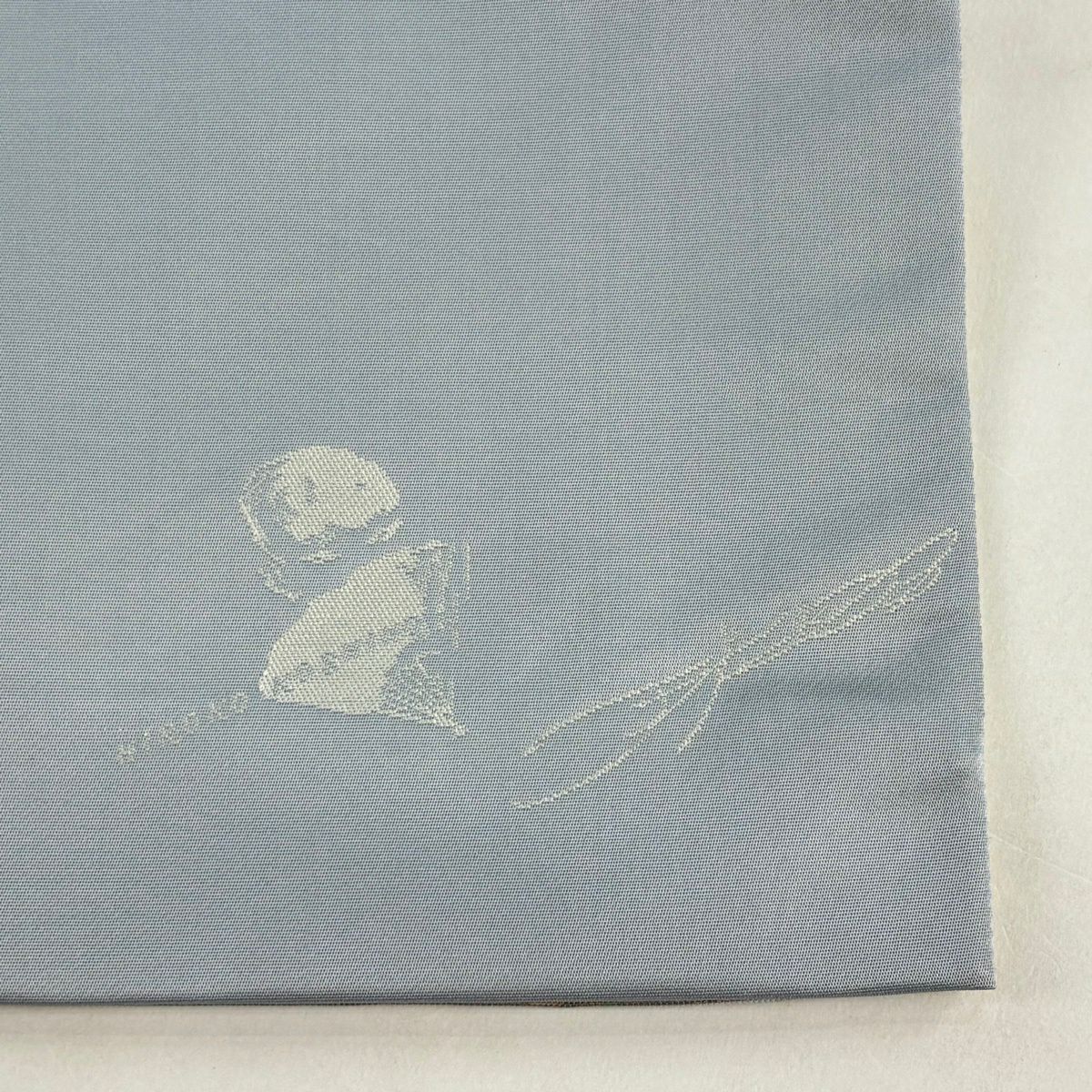 【美品】 袋帶 秀品級 附落款 コシノヒロコ 龜甲 向鳥 金絲 金金箔 淺紫 六通 純蠶絲