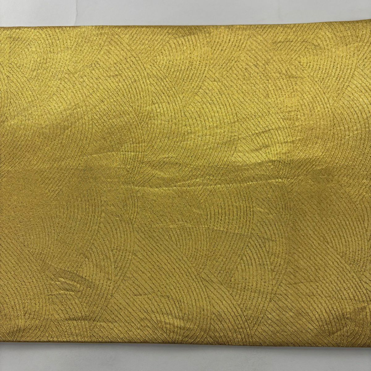袋帶 秀品級 振袖禮服禮服用 櫻花 流水 金絲 唐織 金色 六通 純蠶絲