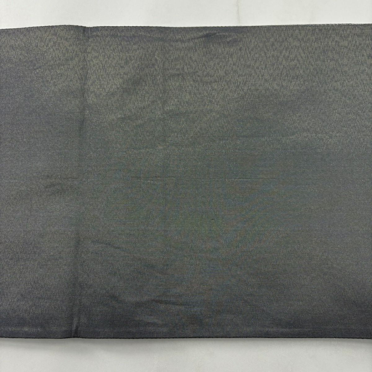 【美品】 袋帶 秀品級 霞 金金箔 漸層 深藍色 大鼓圖案 純蠶絲