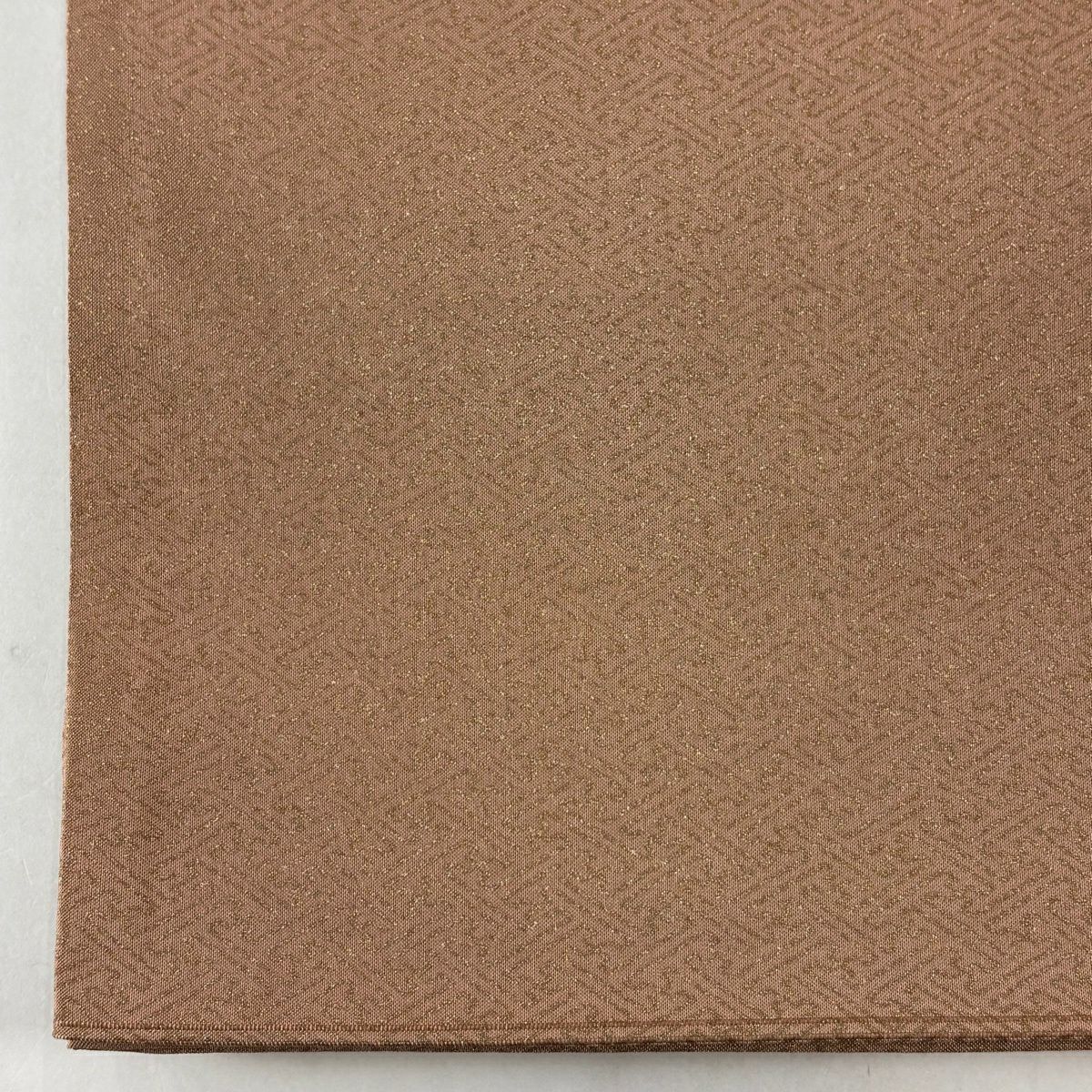 袋帶 秀品級 扇子面 御所車 刺繡 金銀彩 薄小豆 大鼓圖案 純蠶絲